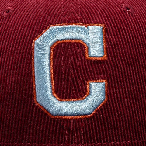 New Era 59Fifty Cord Dream Cleveland Indians Jacobs Field Patch
