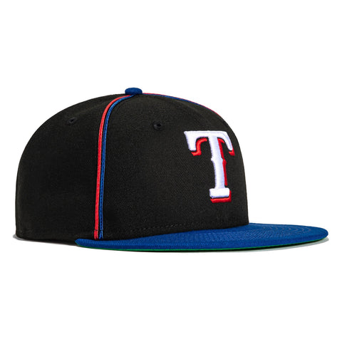 New Era TEXAS RANGERS BLACK FITTED HAT