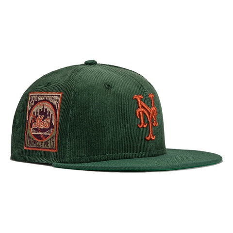 New Era 59FIFTY Cord Dream New York Mets 25th Anniversary Patch Hat - Green Green / 7