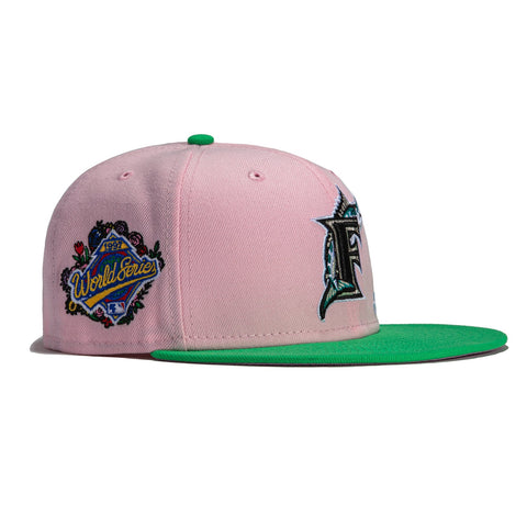 New Era Miami Marlins Fitted Hat Black/Green/Pink