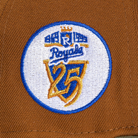 New Era 59Fifty Earthtone Kansas City Royals 25th Anniversary