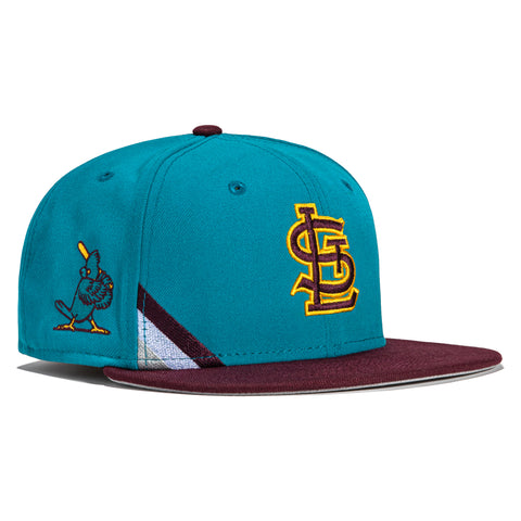 HAT CLUB EXCLUSIVE New Era ST. LOUIS CARDINALS NAVY Blue Hat 7 7/8 1964 WS  Patch