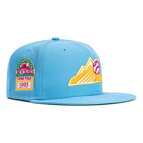HATCLUB Exclusive Size 7 1/2 Atlanta Braves Cotton Candy New Era Fitted  Pink UV