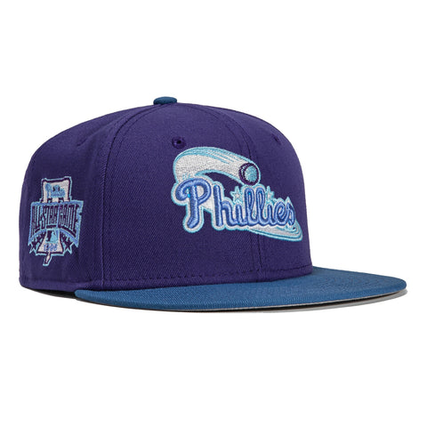 Philadelphia Phillies New Era Cooperstown Collection 9FIFTY Snapback  Adjustable Hat - Light Blue
