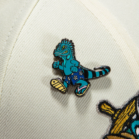 Hat Club Tropics Iguana Pin - Multi-Color