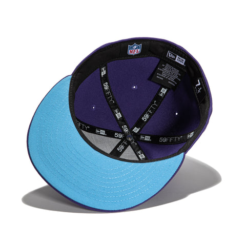 New Era 59Fifty Baltimore Ravens 20th Anniversary Patch Icy UV Hat - P –  Hat Club