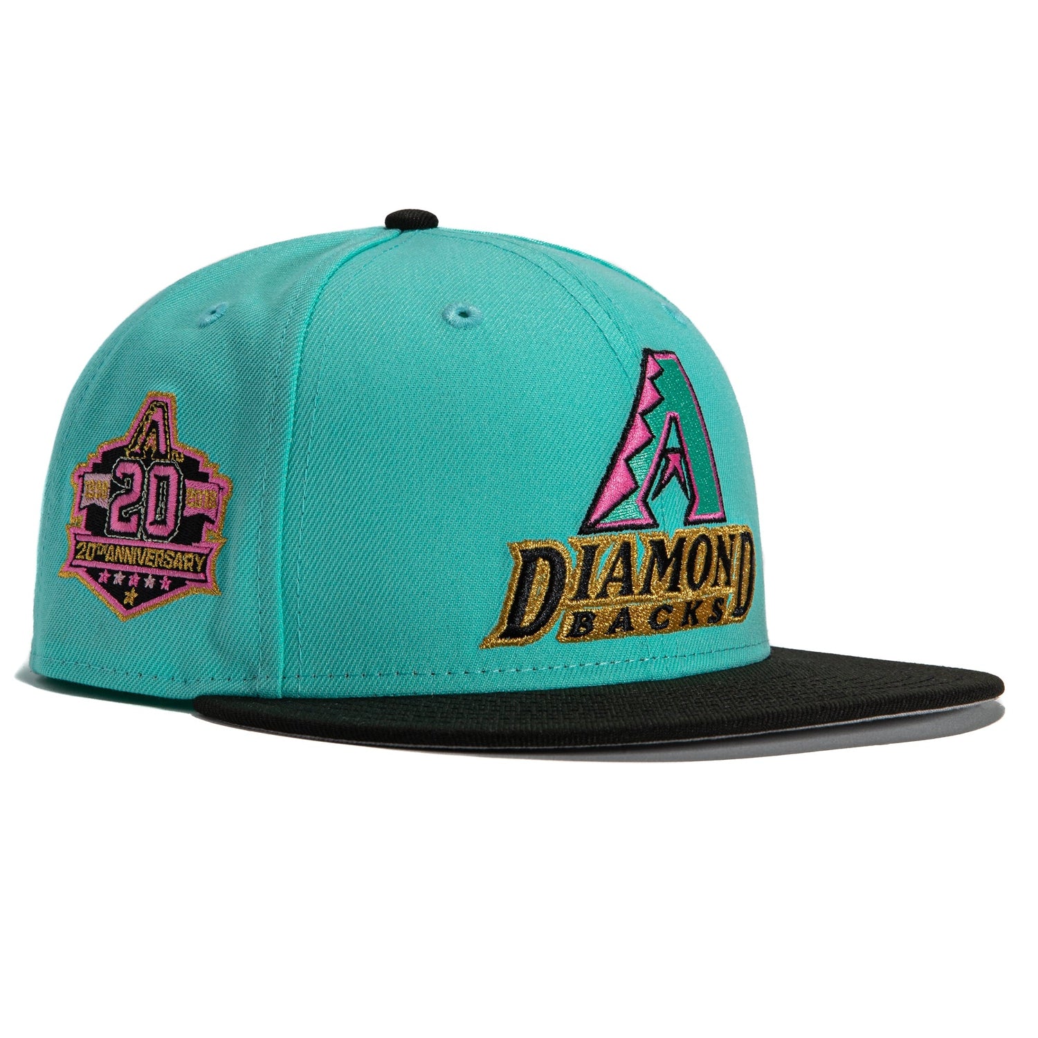 New Era 59Fifty Arizona Diamondbacks 20th Anniversary Patch Logo Hat -