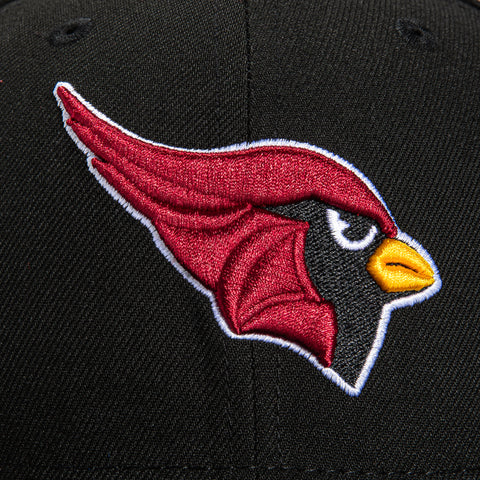 New Era 59Fifty Black Dome Arizona Cardinals 2004 Pro Bowl Patch Hat - Black