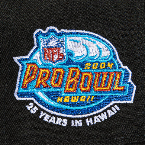 Las Vegas Raiders New Era 2001 Pro Bowl Patch Up 59FIFTY Fitted Hat - Black