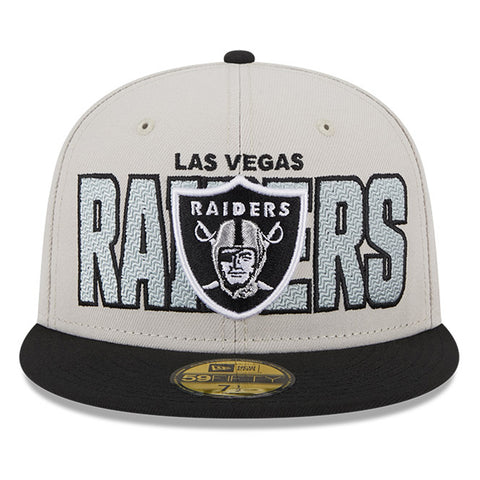 New Era 59Fifty Oakland Raiders Dark Graphite Black Fitted Hat