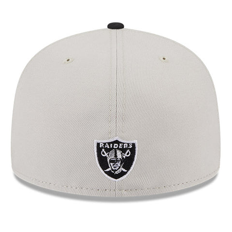 New Era 59Fifty Oakland Raiders Dark Graphite Black Fitted Hat